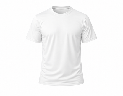 Funktions t-shirt, hvid