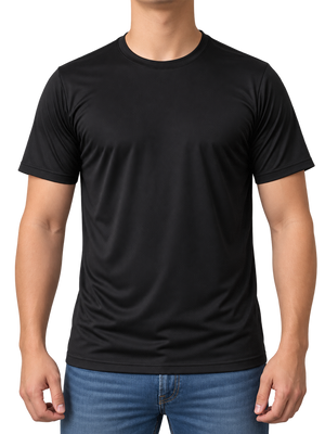 Funktions T-shirt, Sort