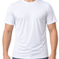 Funktions t-shirt, hvid