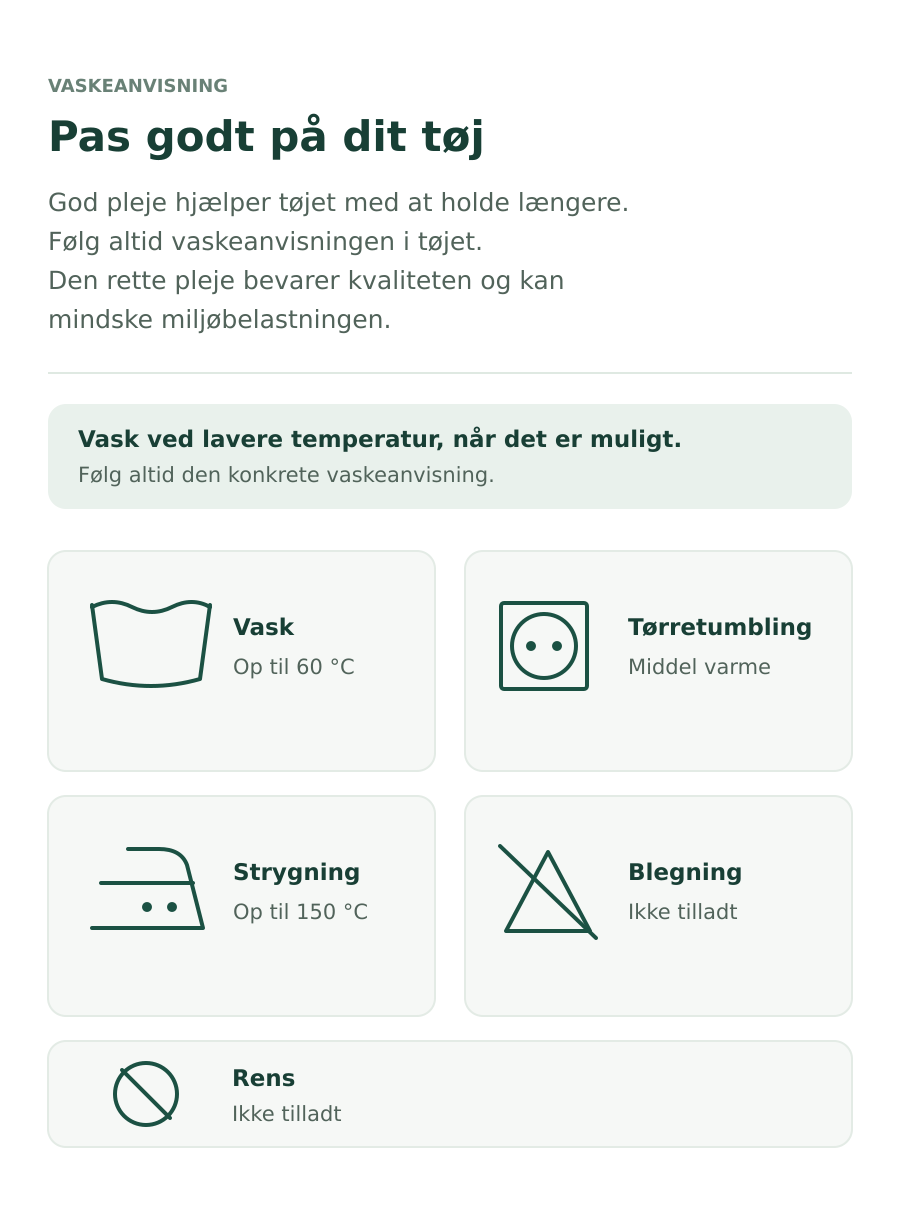 Vaskeanvisning