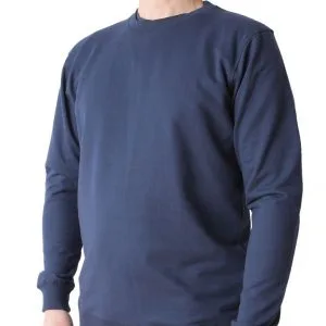 Arbejdstøjssweatshirt, unisex, navy