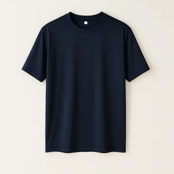 Sports T-shirt - Unisex - Navy- Genanvendt polyester
