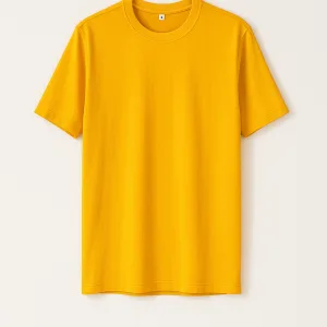 Sports T-shirt - Unisex - Gul - Genanvendt polyester