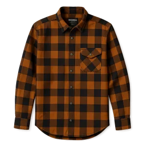 Flannel Skjorte - Unisex - Orange