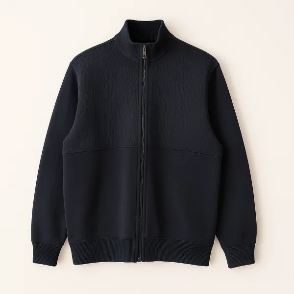 Cardigan - Unisex - Navy - Genanvendt