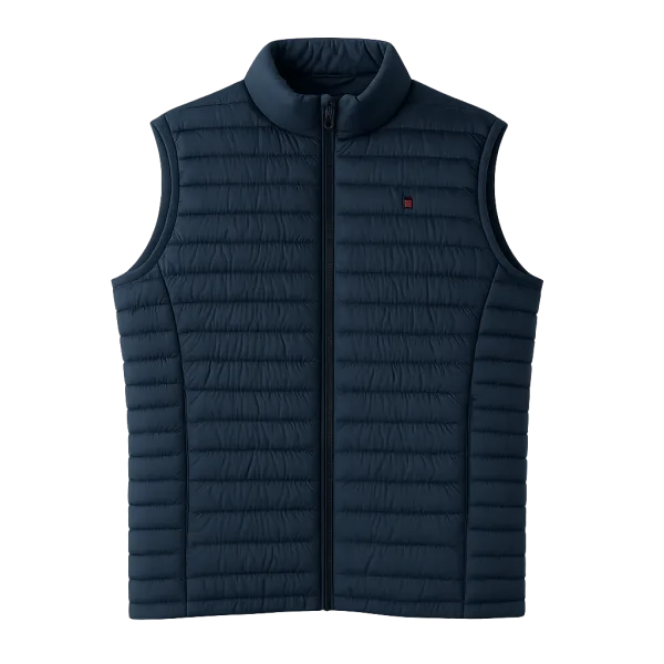 Vest - Unisex - Navy - Genanvendt polyester